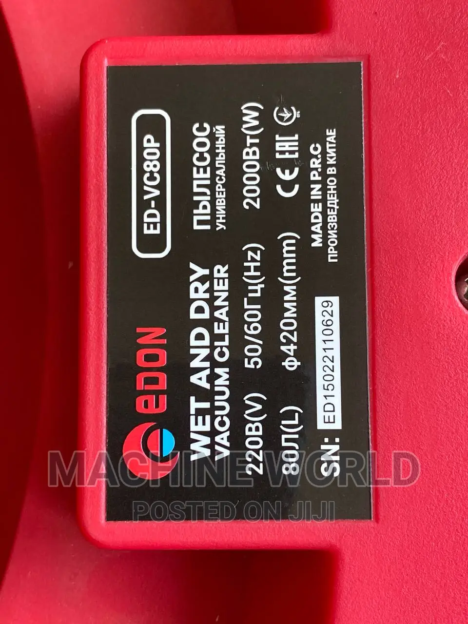 Vacuum Cleaner Double Motor(80ltrs)