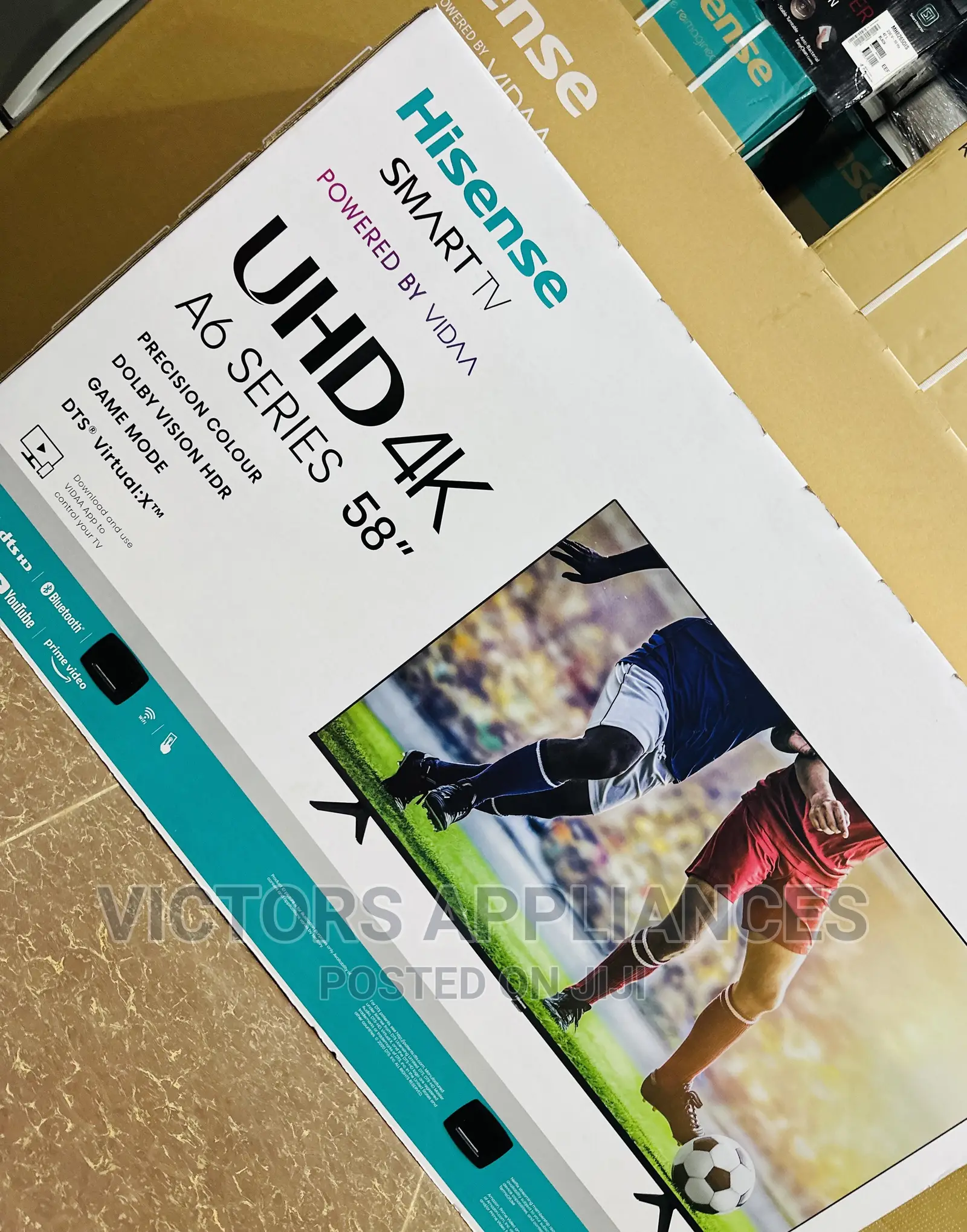 58” Hisense Uhd Smart Tv