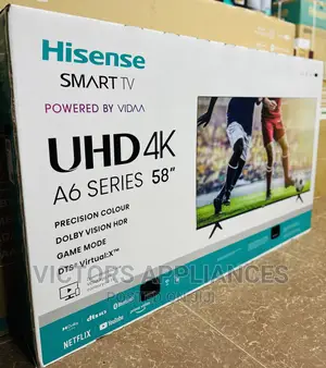 Hisense 58inches Smart Tv