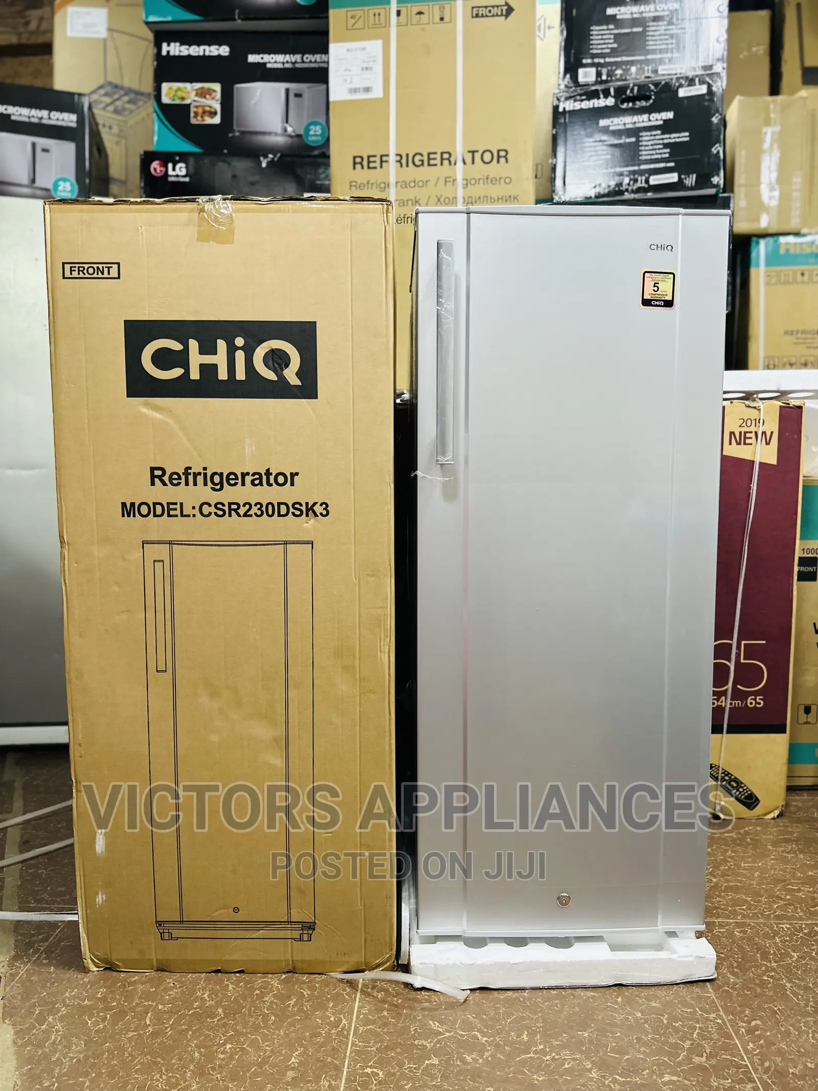 CHIQ 230L Single Door Refrigerator