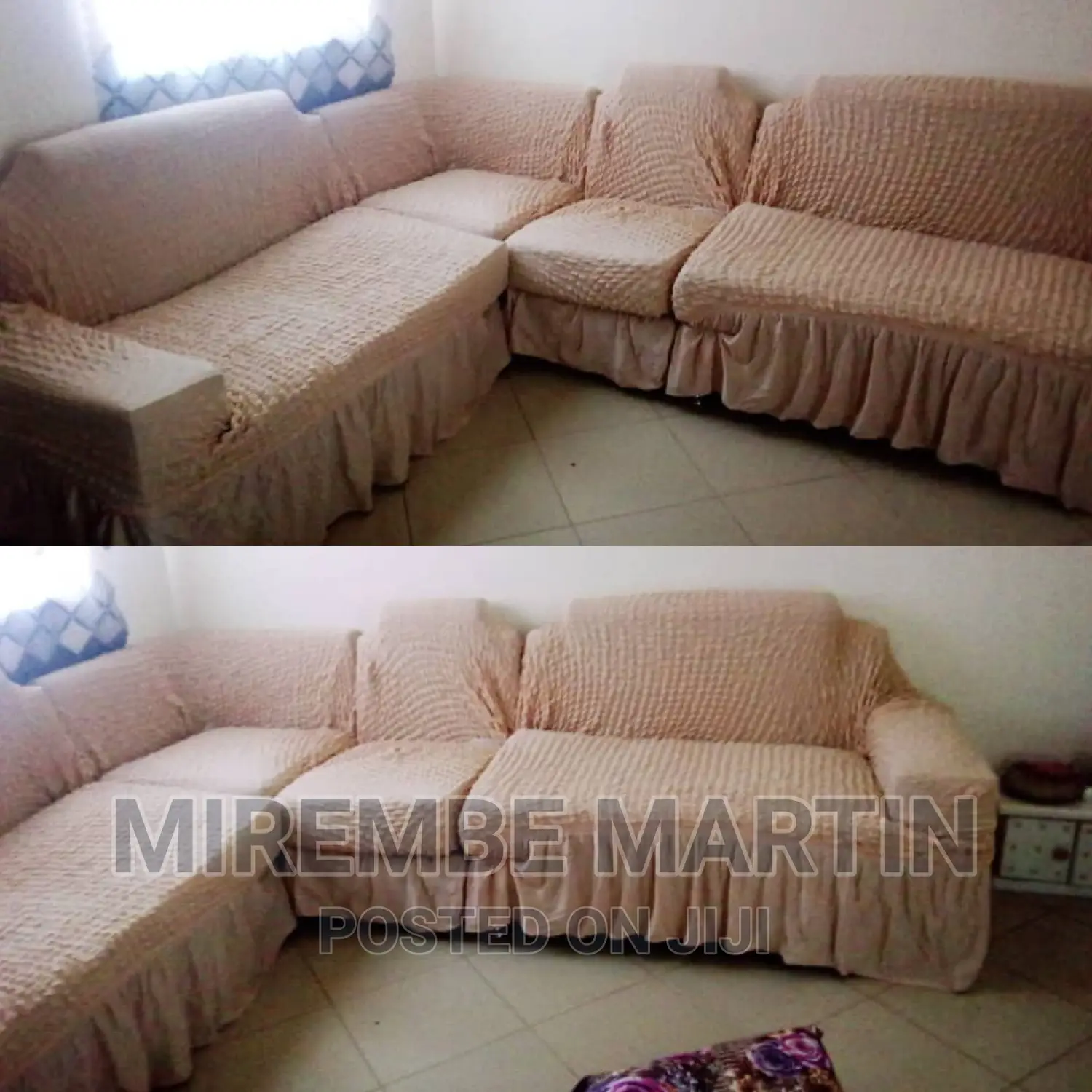 L Shaped Sofa Cover Set