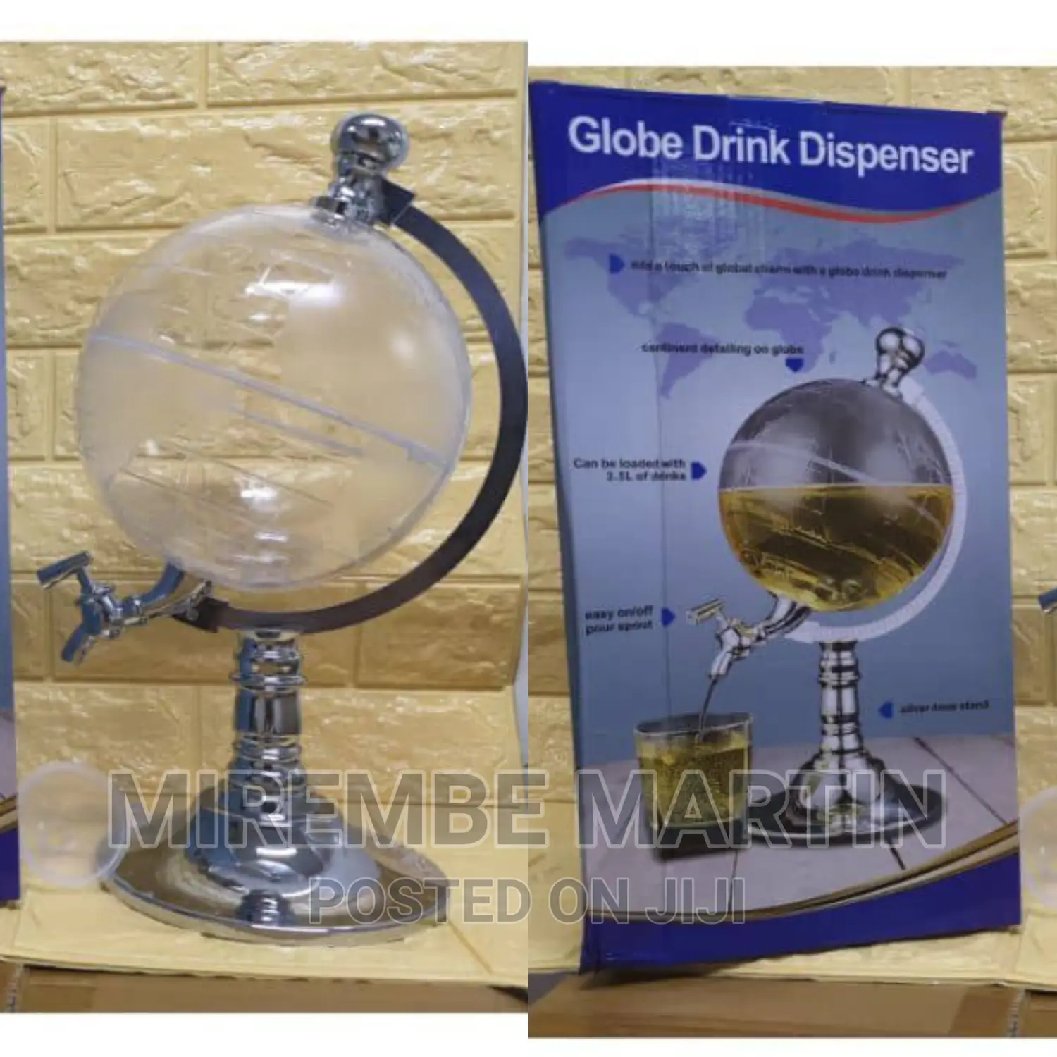 Globe Wine Drinking Dispenser