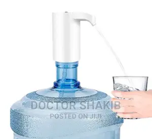 Portable USB Charging Pressurized Water Bottle Dispenser
