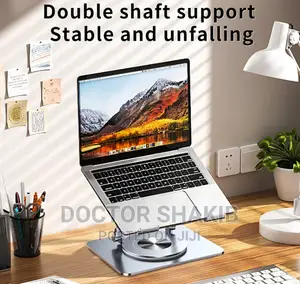 360 Rotary Lift Tablet Folding Laptop Stand