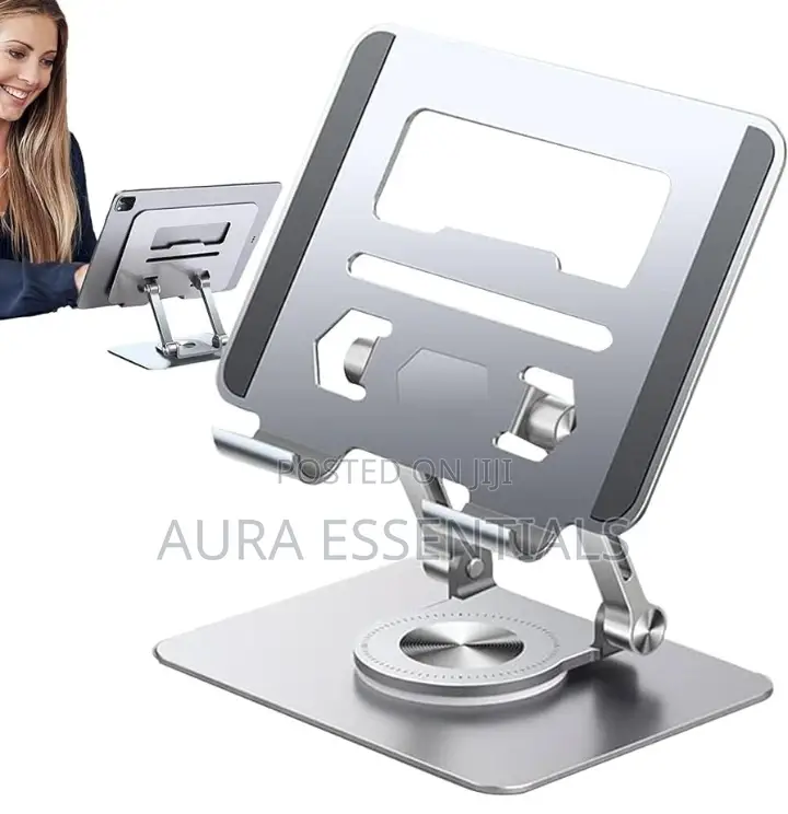 360° Rotary Lift Tablet Folding Laptop Stand