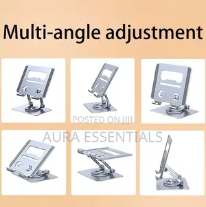 360° Rotary Lift Tablet Folding Laptop Stand
