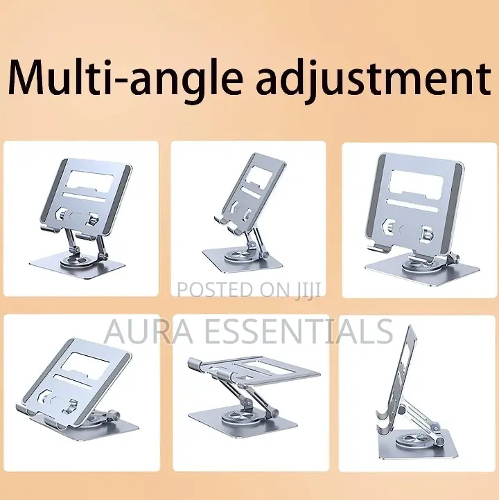 360° Rotary Lift Tablet Folding Laptop Stand