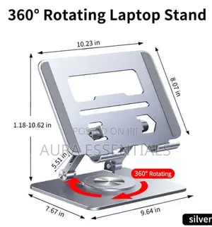 360° Rotary Lift Tablet Folding Laptop Stand