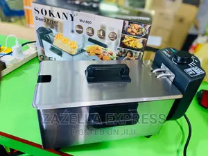 Sokany WJ-800 Professional Deep Fryer - 3.5L Silver