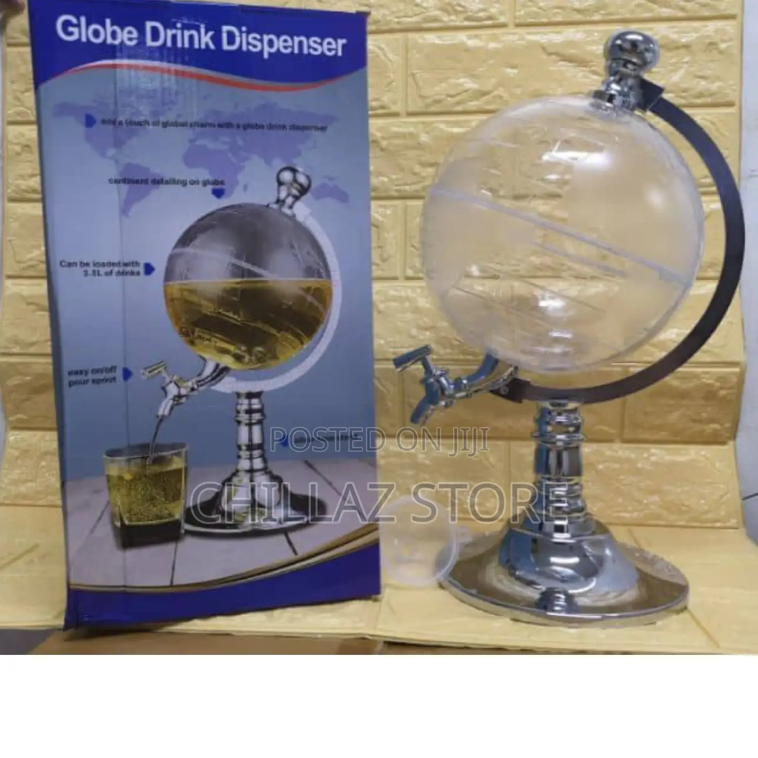 Round Globe Drink Dispenser.