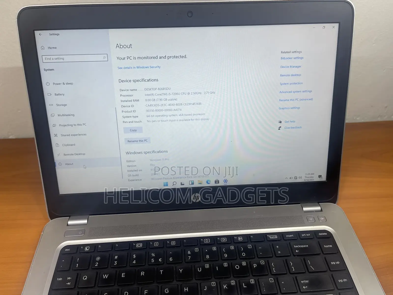 Laptop HP ProBook 440 G4 8GB Intel Core I5 HDD 1T