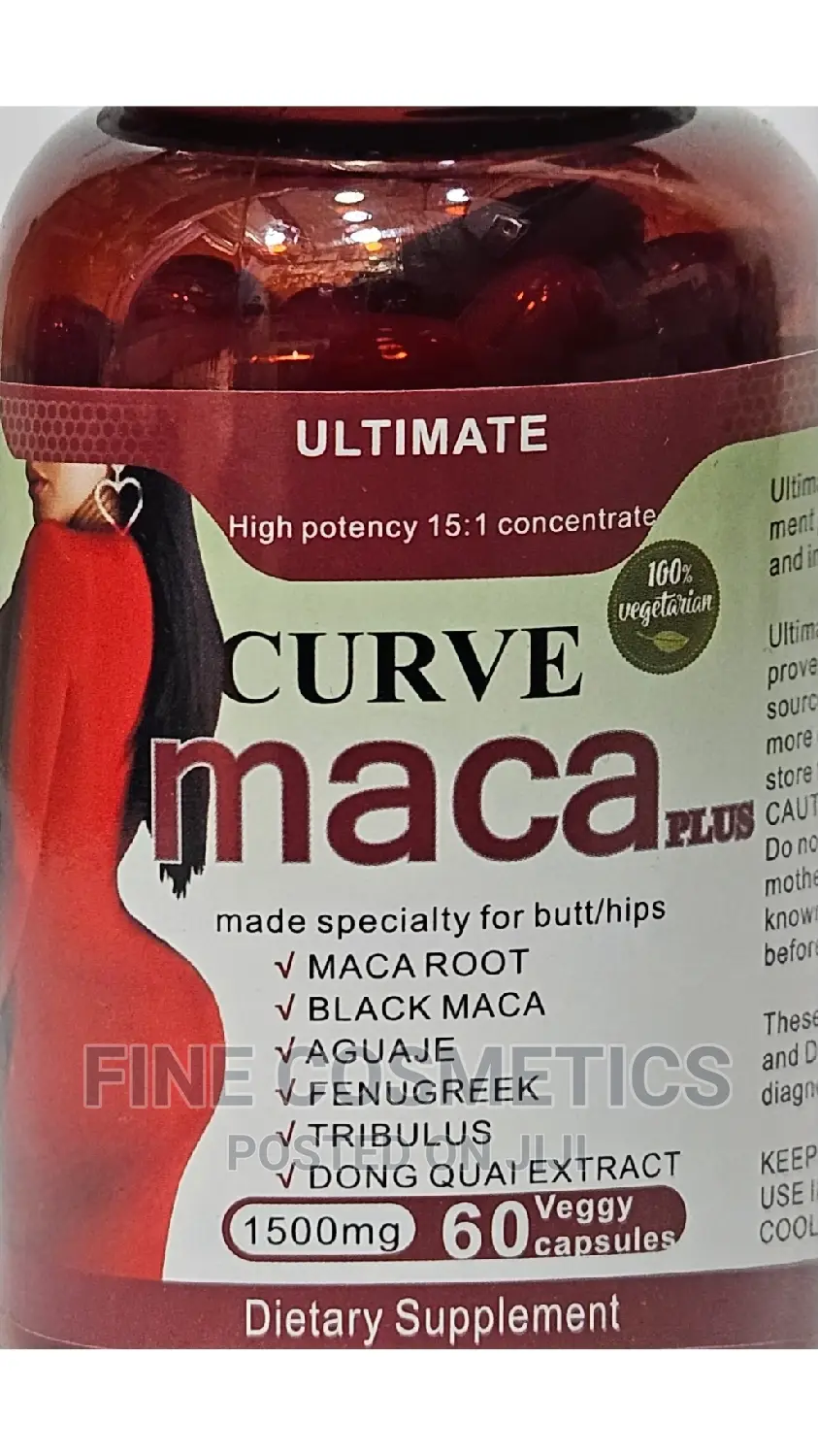 Ultimate Curve Maca Hip and Buttocks Enlargement 60capsules