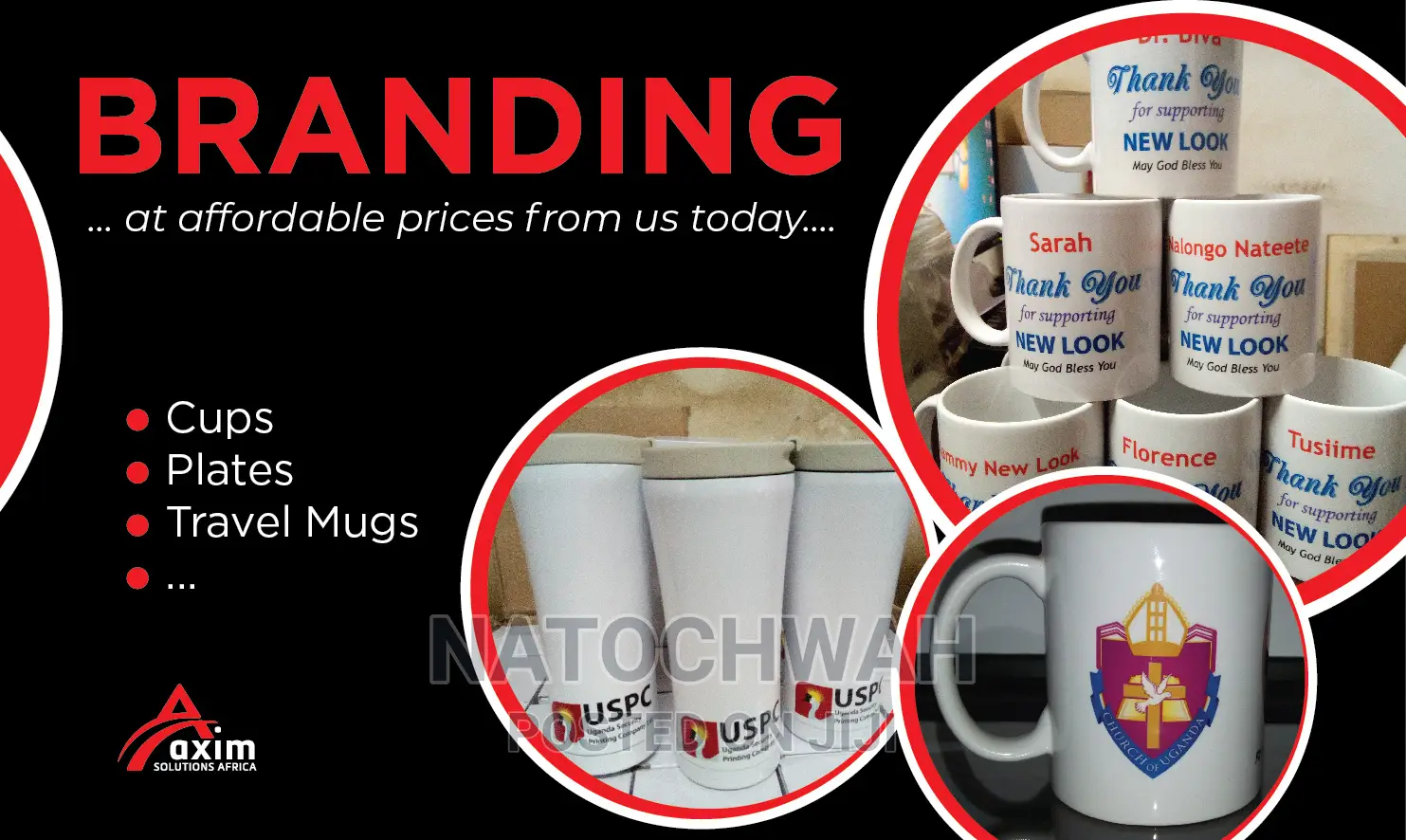 Branding of Cups and Mugs