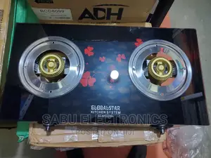 Double Burner Glass Gas Stove- Auto Ignition