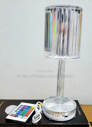 Crystal Bedside Table Lamp,