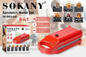 Sokany 6 in 1 Sandwich Maker Set