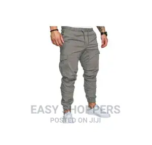 Men's Casual Cargo Pant - Green, Blue, Maroon,Grey, Brown