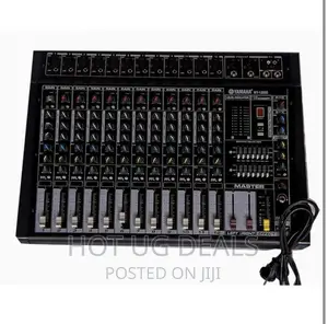 Yamaha 12-Channel Amplified Mixer - Black
