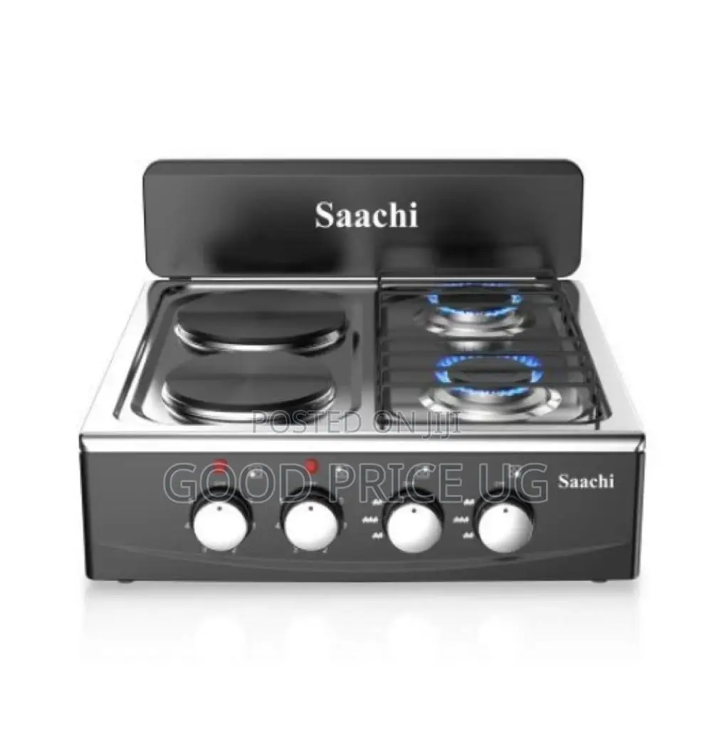 Saachi 2+2 Electric and Gas Table Top Burner/Cooker.