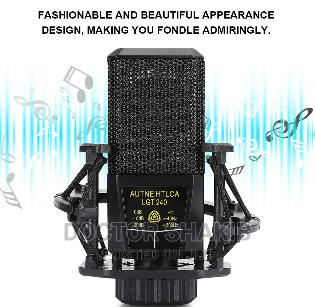 LGT 240 Professional Large Diaphragms Condenser Microphone