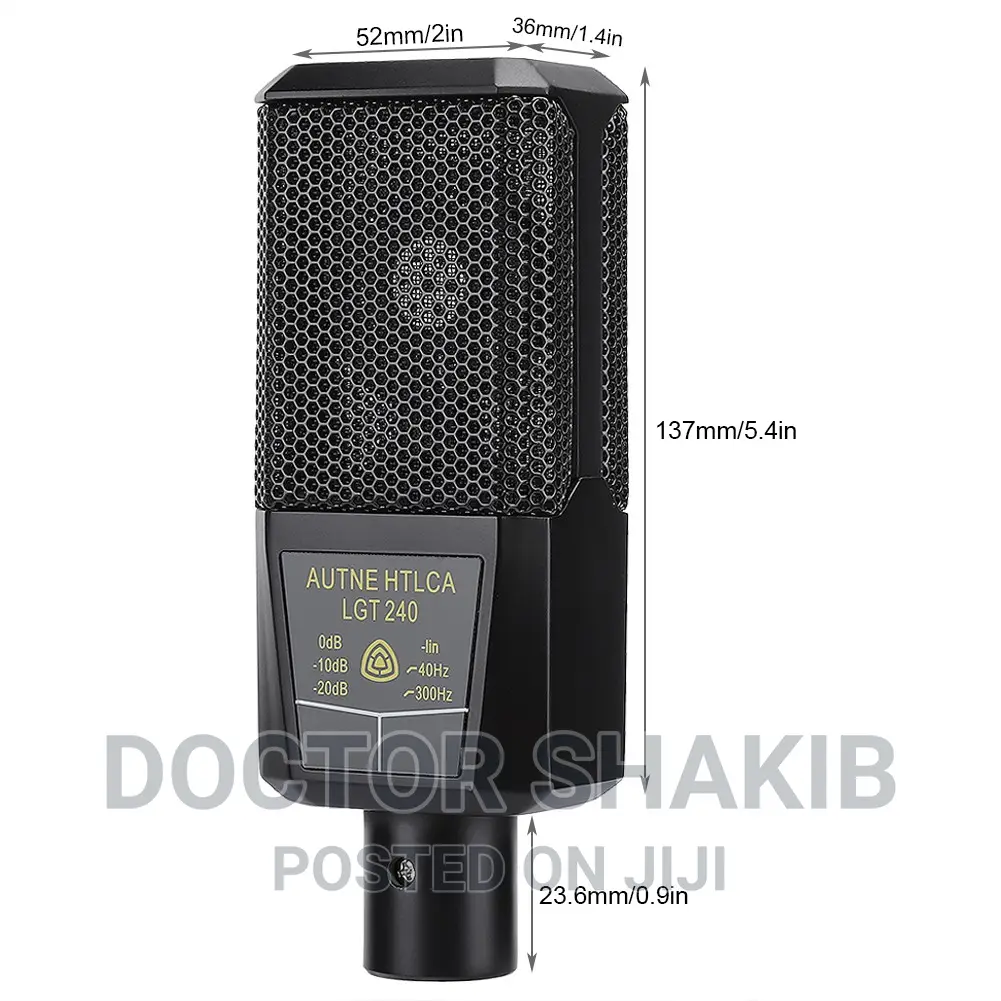 LGT 240 Professional Large Diaphragms Condenser Microphone