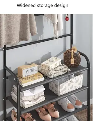 Coat Rack Shoe Rack Hall Tree 3 In 1 Storage Rack