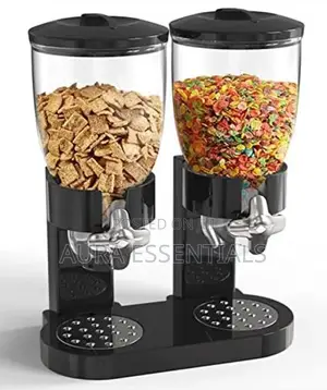 Dual Dry Food Cereal Dispenser