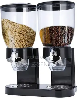 Dual Dry Food Cereal Dispenser