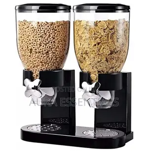 Dual Dry Food Cereal Dispenser