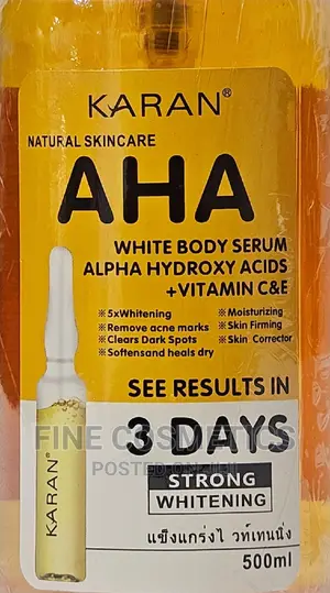 AHA Alpha Hydroxy Acids 3days Strong Whitening Aha Serum