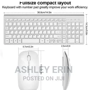 Wireless Keyboard and Mouse Combo