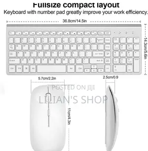 Wireless Keyboard and Mouse Combo