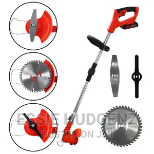 Rechargeable Grass Cutter With Two Batteries