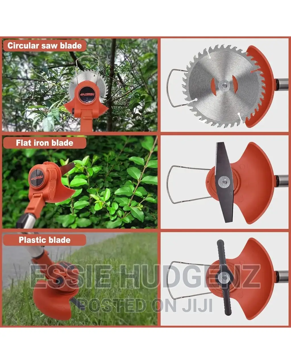 Rechargeable Grass Cutter With Two Batteries