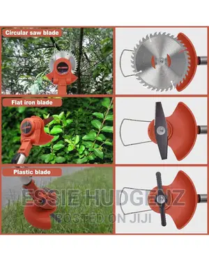 Rechargeable Grass Cutter With Two Batteries