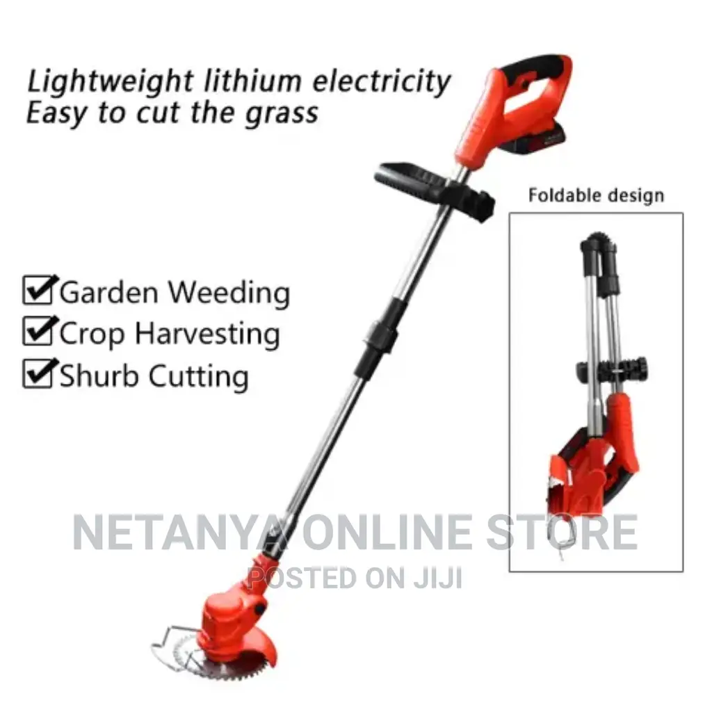Multifunctional Rechargeable Grass Cutter With 2batteries