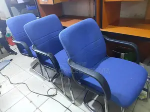 Visitor Blue Chairs 3 Pieces