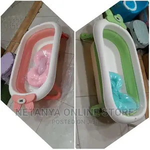 Baby Foldable Bathtub With Cushion
