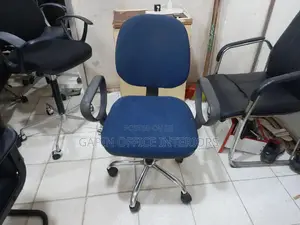 Blue Secretarial Chair