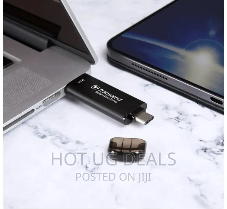 Transcend 1tb Portable Ssd, Usb 10gbps With Type-c And Type A