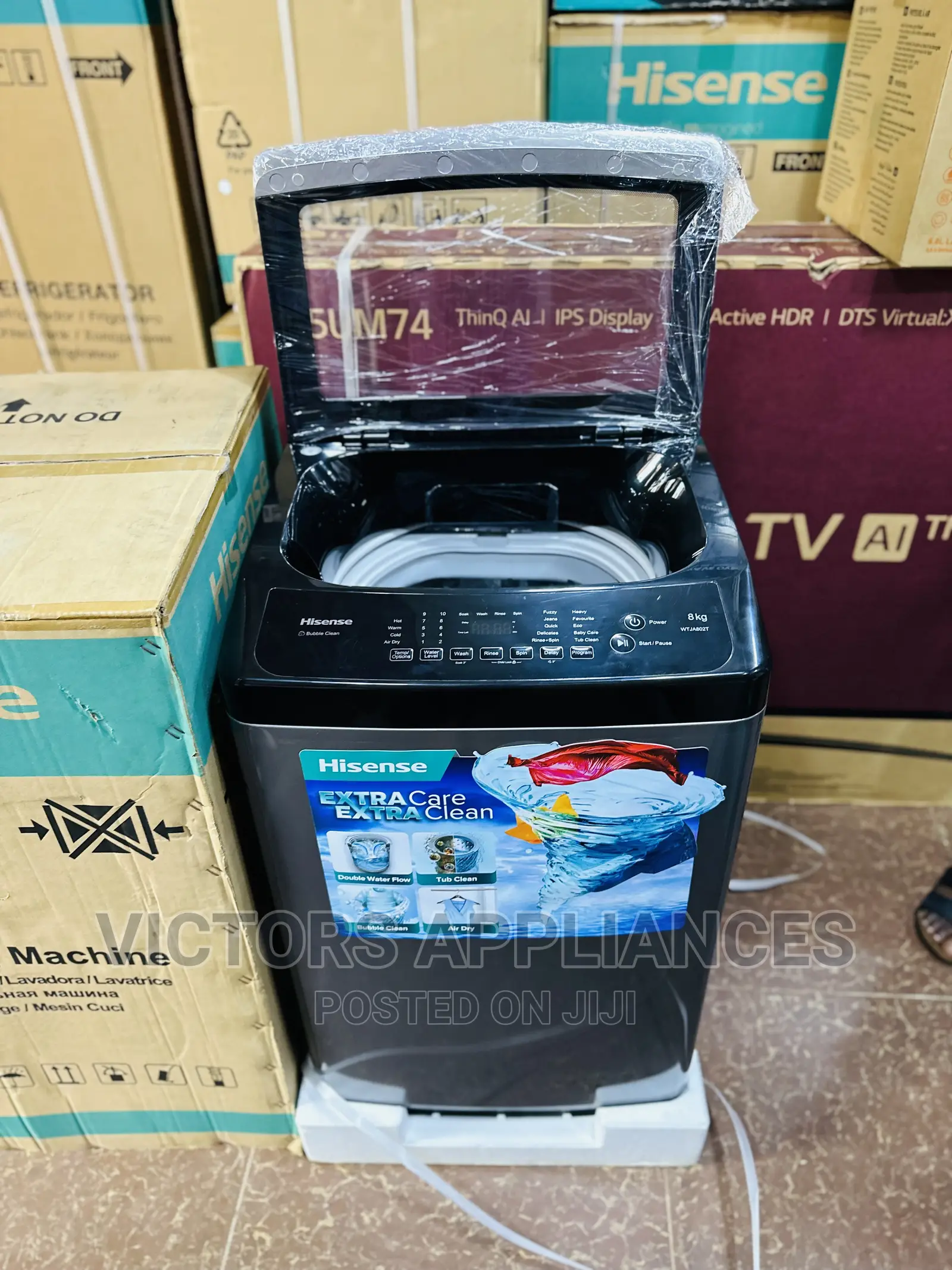 8kg Hisense Toploader Washing Machine