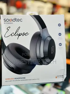 Soundtec By Porodo Eclipse Wireless Headphones With Enc