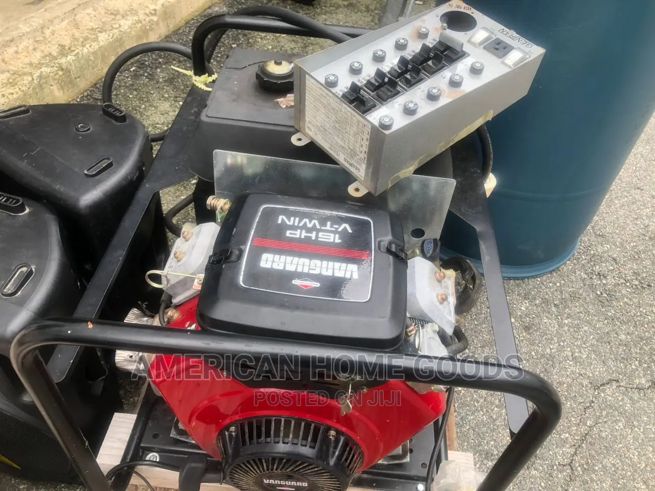 Vanguard Generator, 16hp, v-Twin, 118hrs, W/Transfer Switch.