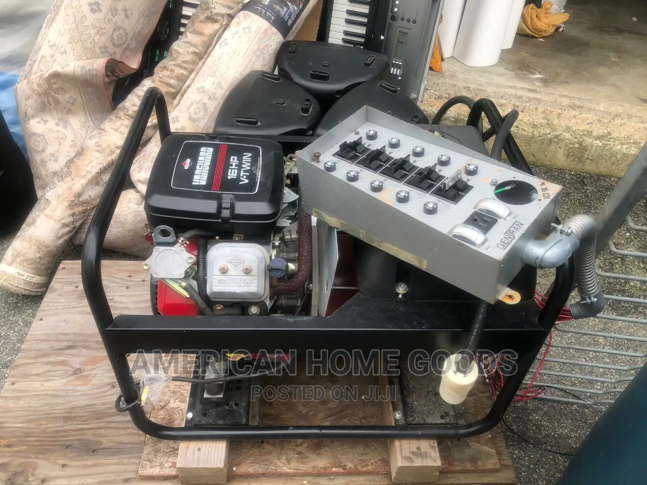 Vanguard Generator, 16hp, v-Twin, 118hrs, W/Transfer Switch.