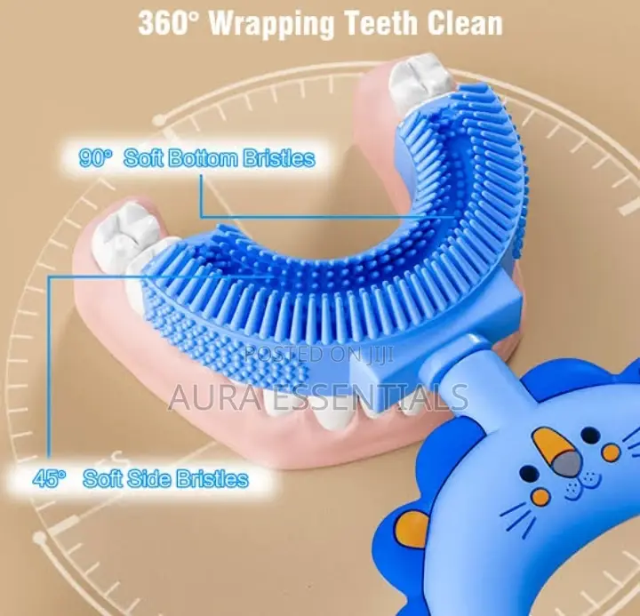 360° Oral Massage U Shaped Kids Toothbrush