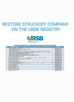 Form1: Restore Struckoff Company on Ursb Register
