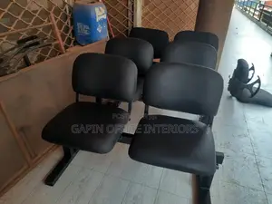 Two Seater Waiting Chairs, 3 Pieces