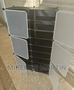 2 Column Plastic Wardrobe