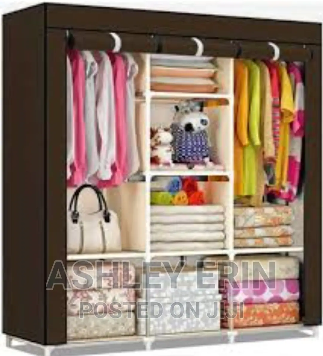 Dustproof 3 Columns Wardrobe