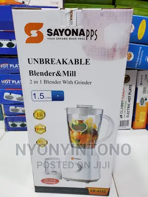 Sayona High Quality 2 in 1 Blender With Unbreakable Jug